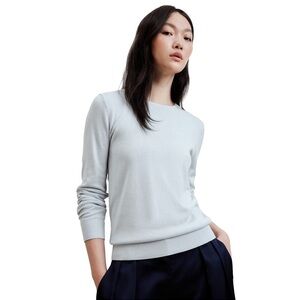 Banana Republic Soft Gray Knit Top